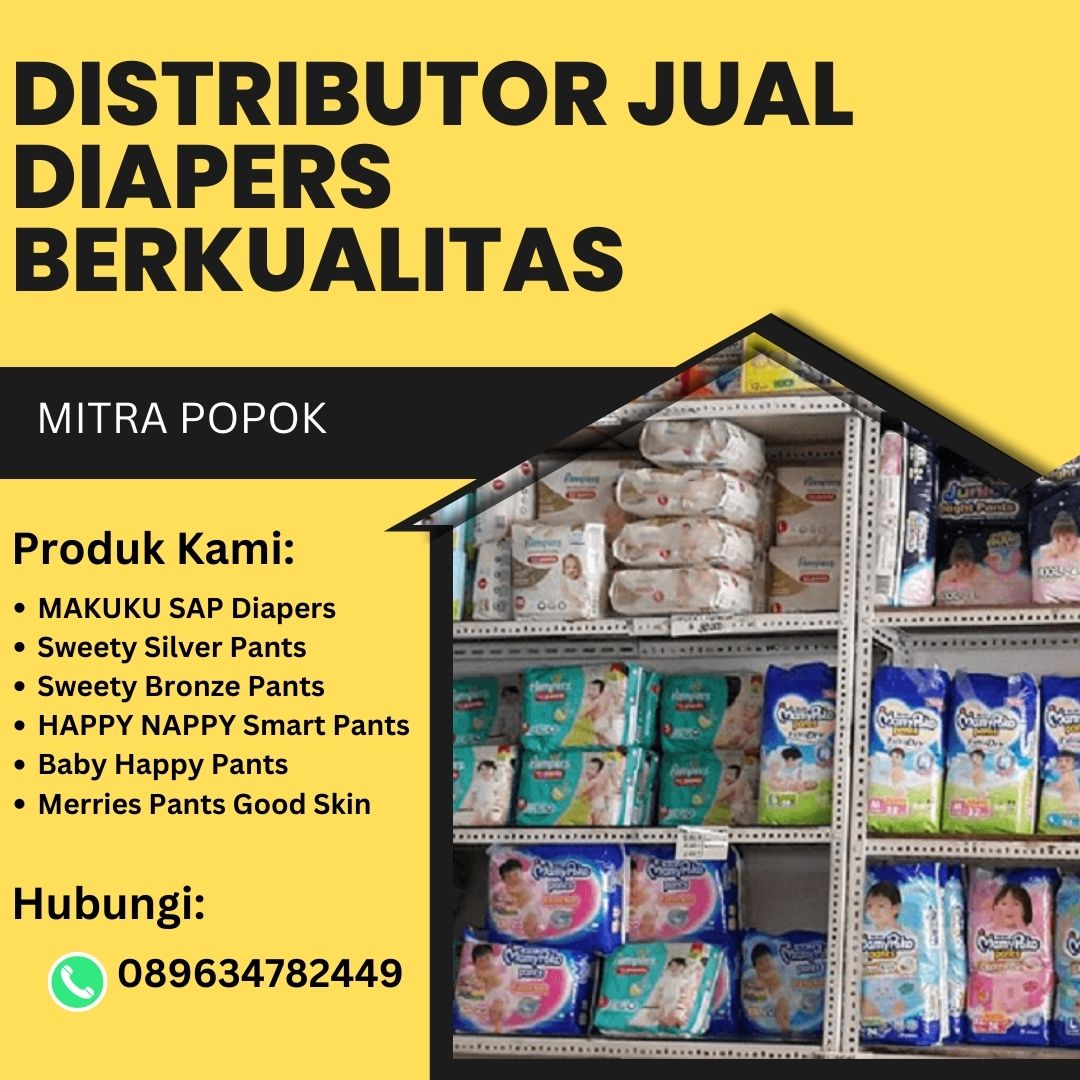 Info Distributor Diapers Berkualitas Tinggi di Blitar, Membantu Merawat Si Kecil Lebih Baik Hubungi WA 089634782449